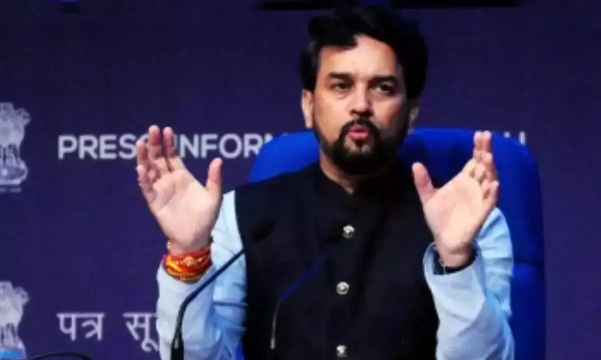 Information and Broadcasting Minister Anurag Thakur