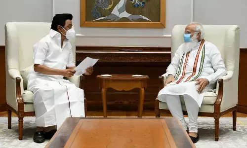 Tamil Nadu Chief Minister M.K. Stalin met Prime Minister Narendra Modi