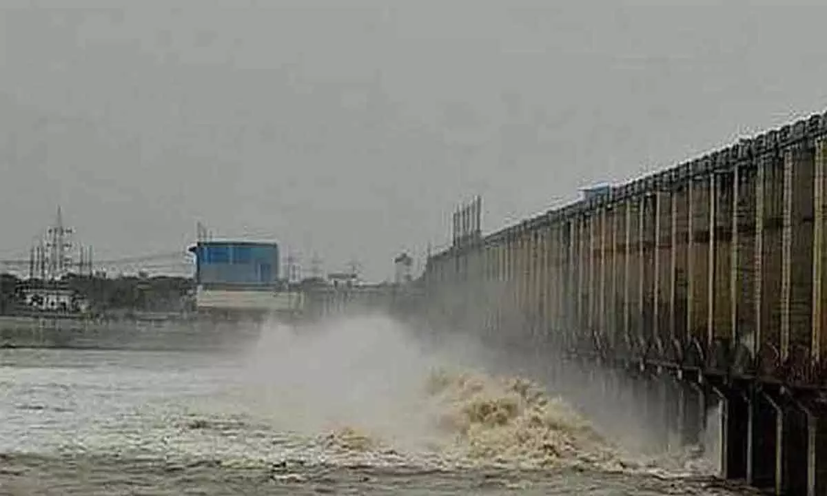 Telangana: 44 gates lifted at Jurala as inflows to project surges