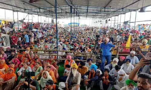 Farmers on 75-hour protest in UPs Lakhimpur Kheri