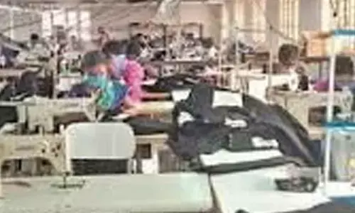 A textile unit in Rayadurgam