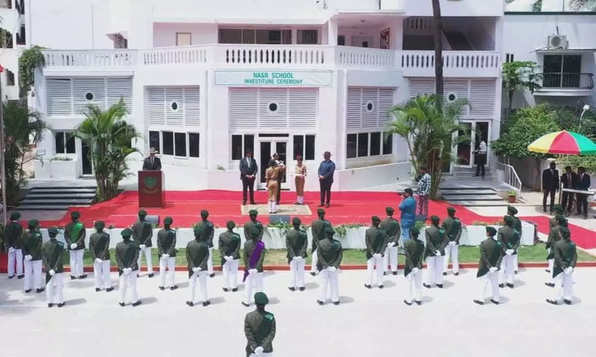 Nasr School holds investiture ceremony