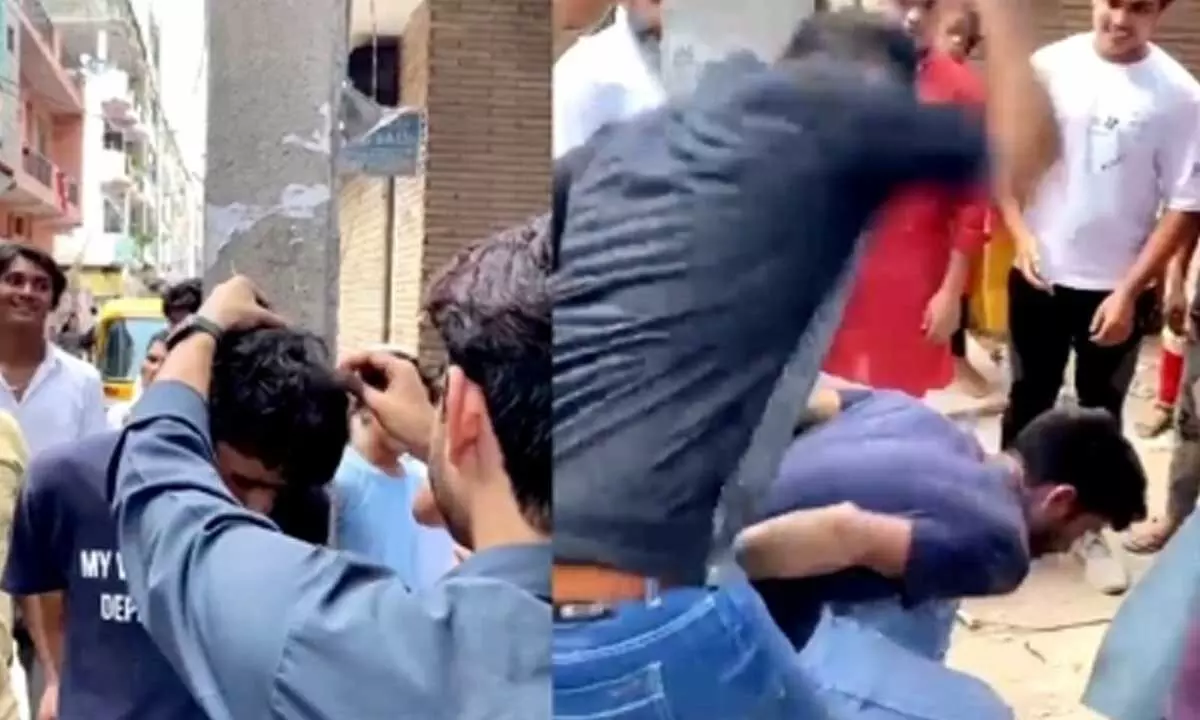 Thief beaten up, head shaved off by mob in Delhi