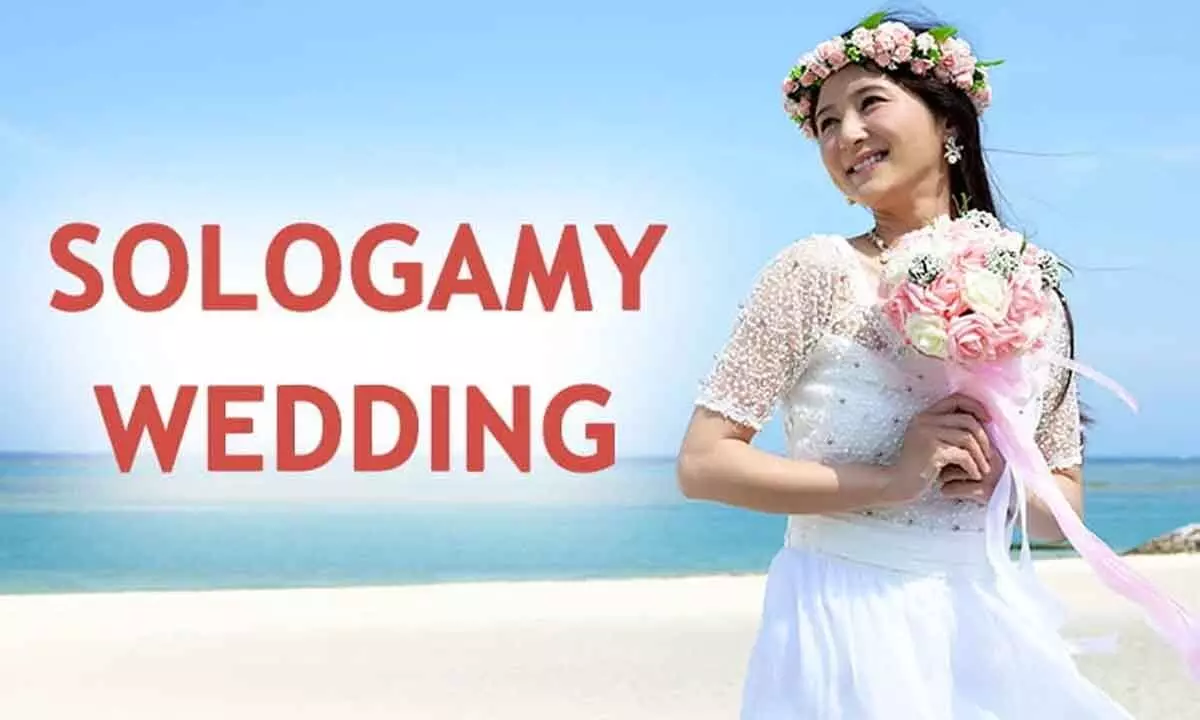 women are opting for Sologamy wedding, because they are tired of finding true love and they find solace in loving themselves and make a promise to take care of themselves well.