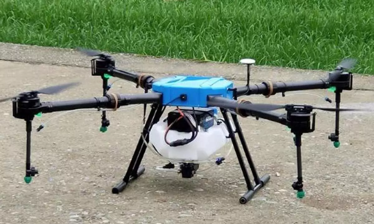 A file photo of drone