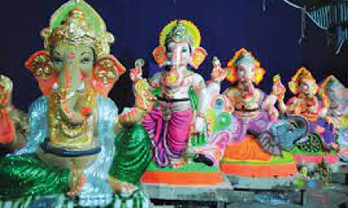 Cases to be filed against PoP Ganesh idol makers