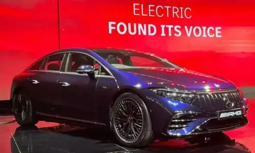 Mercedes claims that the EV’s battery can be charged having to 200 kW at quick-charging stations with direct current.