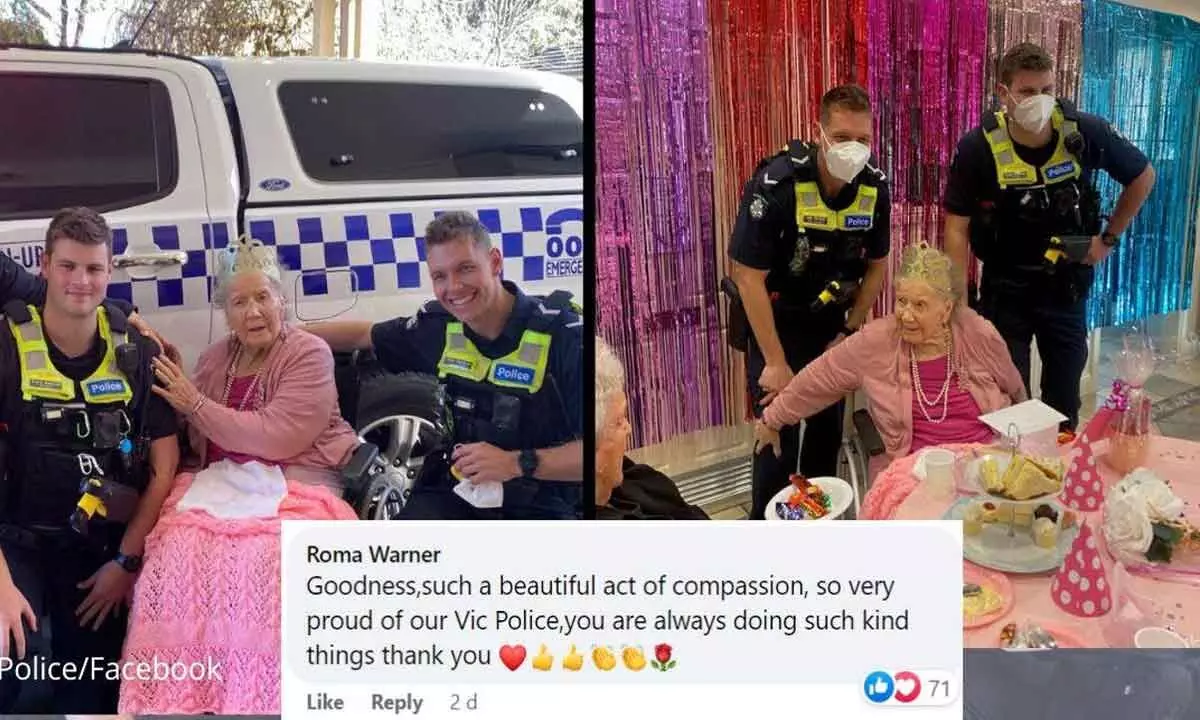 Australian Woman Fulfilled Her Wish By Getting Arrested On Her 100th Birthday