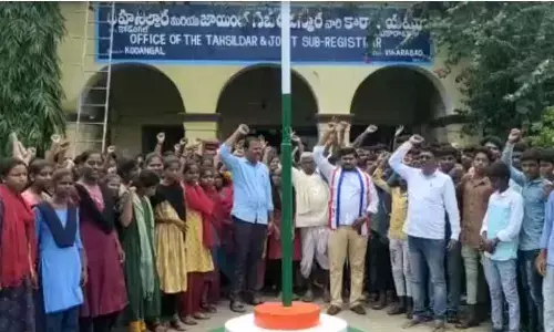 Students protest for hike in scholarships