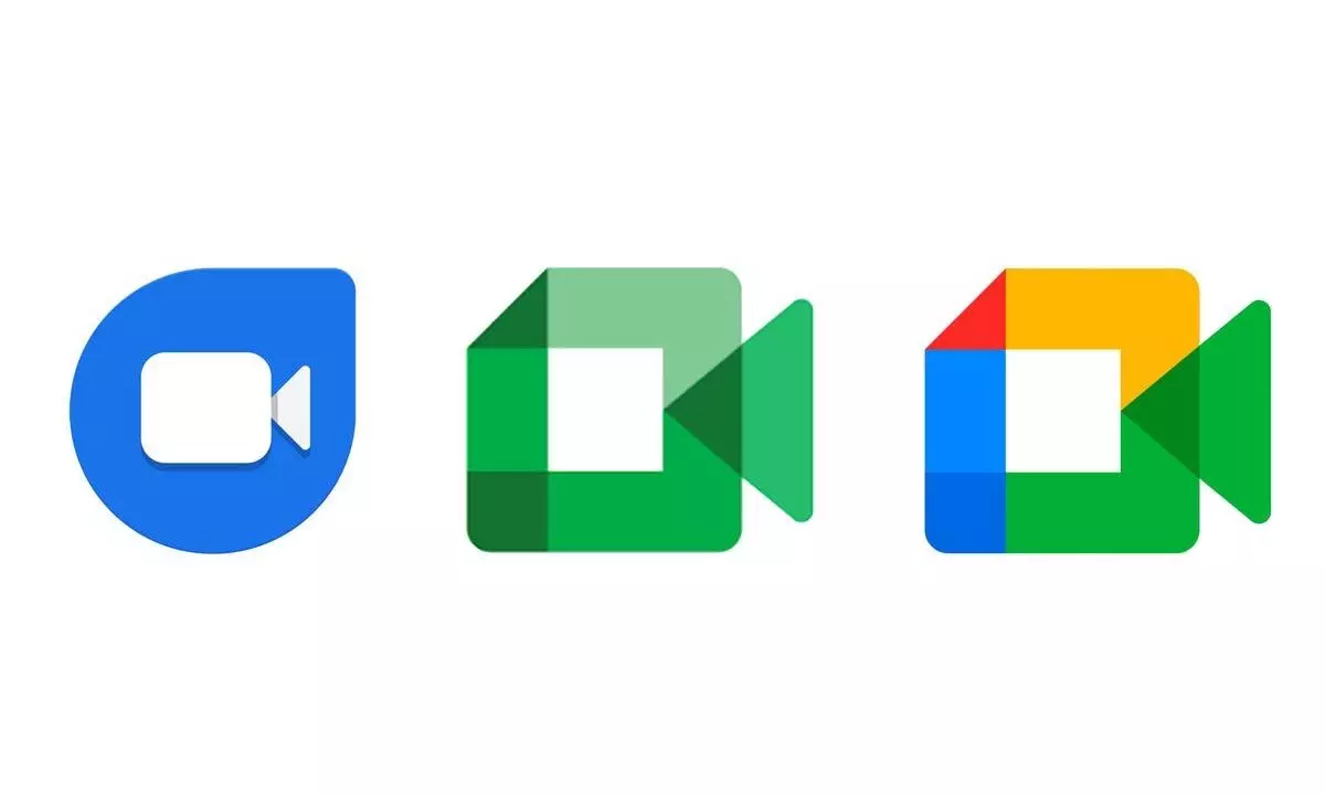 Google Meet with Google Duo icon on it.