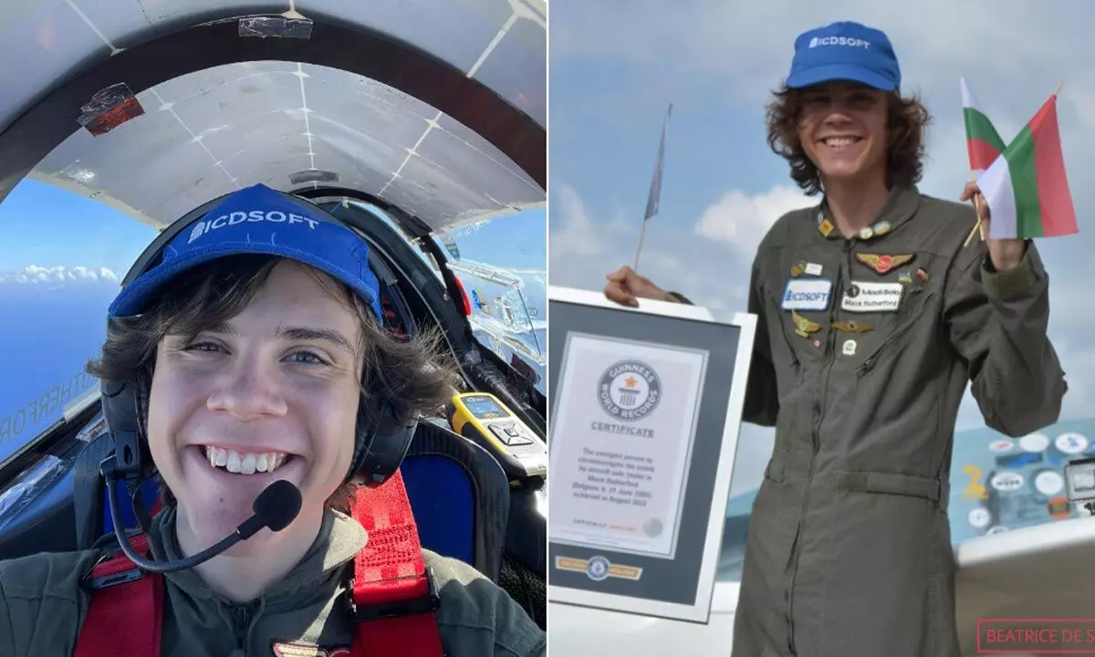 17-Year-Old Boy From UK Achieved Guinness World Record For Being The Youngest Pilot To Fly Solo Around The World