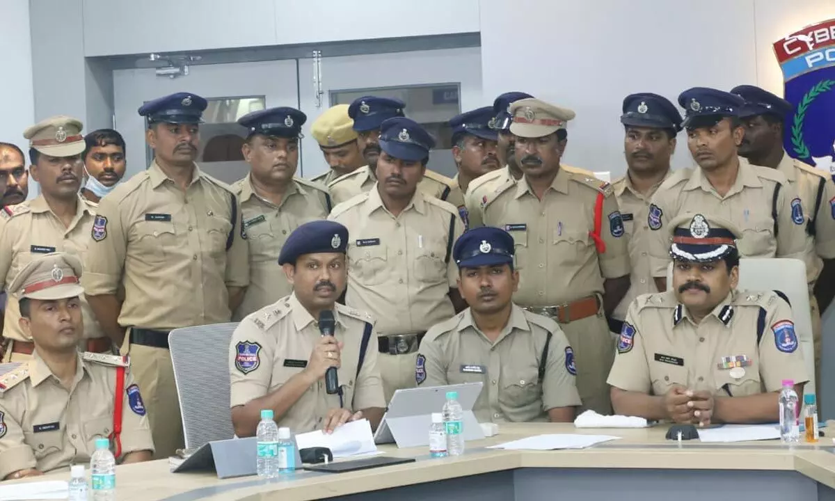 Cyberabad police bust cyber fraud gang, seize Rs 10 crore