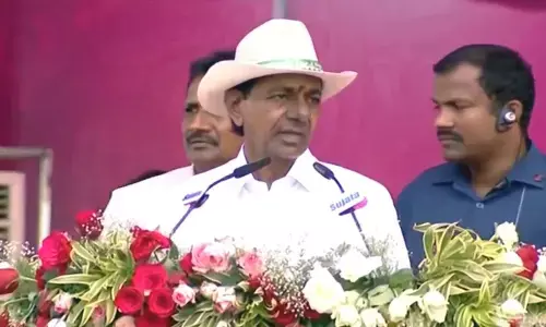 Telangana State Chief Minister K Chandrasekhar Rao inaugurated the new office of Peddapalli Integrated Collectorate on Monday.