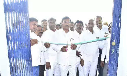 Wanaparthy: Singireddy inaugurates warehouses