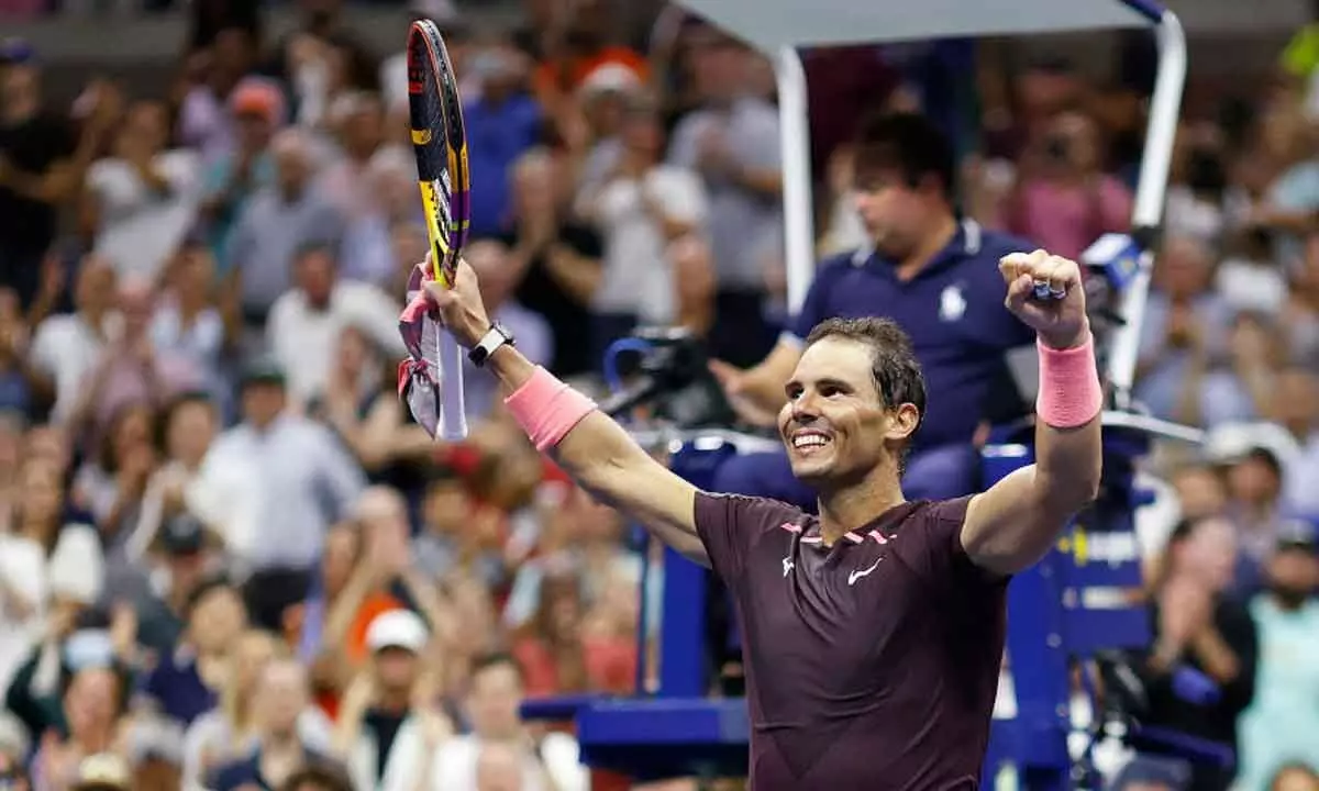 Nadal overcomes Hijikata challenge; to meet Italys Fognini in US Open second round
