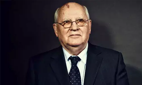 Soviet leader Mikhail Gorbachev