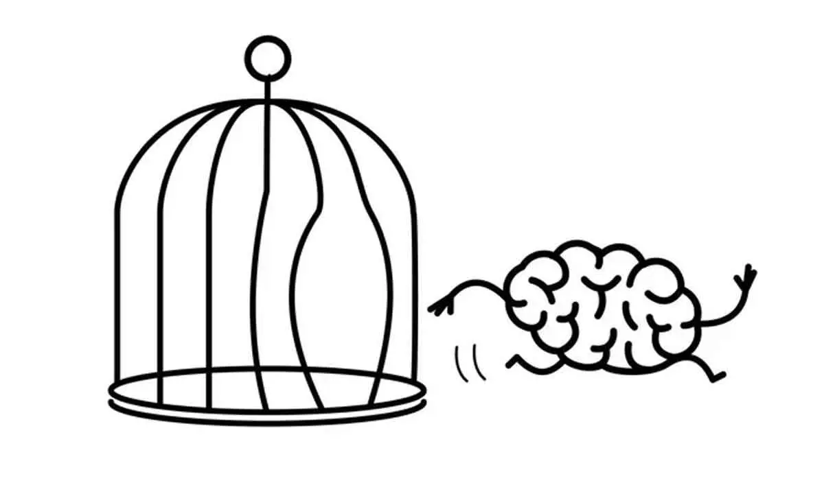 Free mind - vs - Caged mind