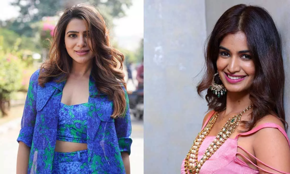 Samantha Ruth Prabhu and Sushruthi Krishna