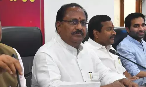 Minister Kottu Satyanarayana reviews on arrangements at Kanaka Durga temple for Dussehra