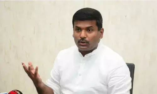 IT Minister Gudivada Amarnath addressing the media in Visakhapatnam on Friday