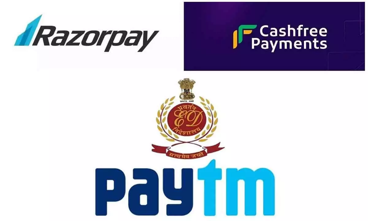 ED raids Razorpay, PayTM  & Cashfree