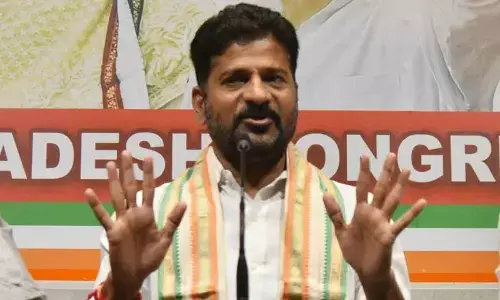 Telangana Congress president Revanth Reddy