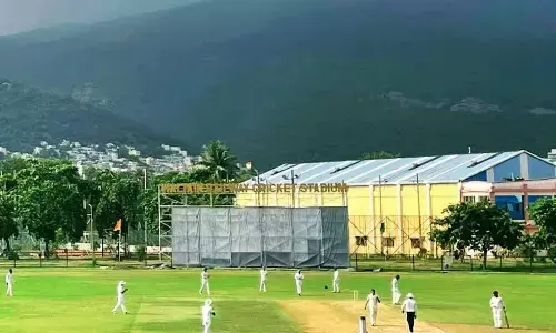 70th Tri-Services Cricket Championship matches being held at Railway Cricket Stadium in Visakhapatnam