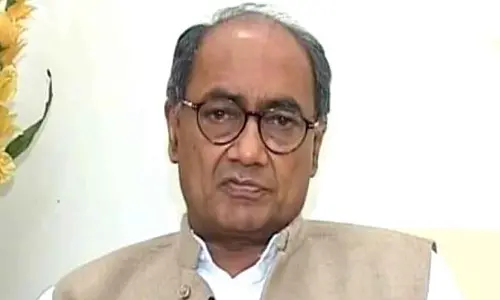 Senior Congress leader and Rajya Sabha member Digvijaya Singh
