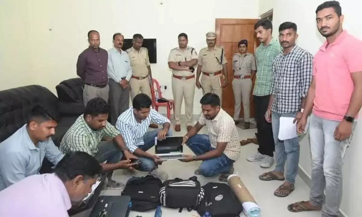 Three held for selling site of MLA through fake documents