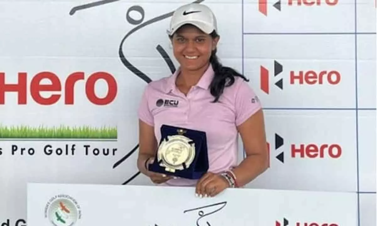Pranavi wins fifth title with 5-shot margin on Womens Pro Golf Tour