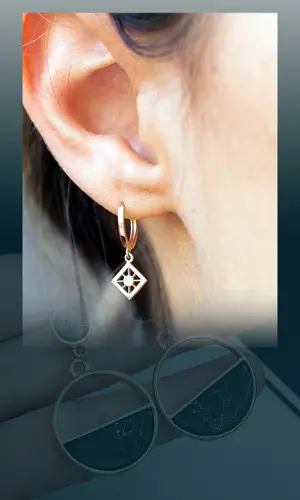 Geometry Earring Design : These would make You Shine