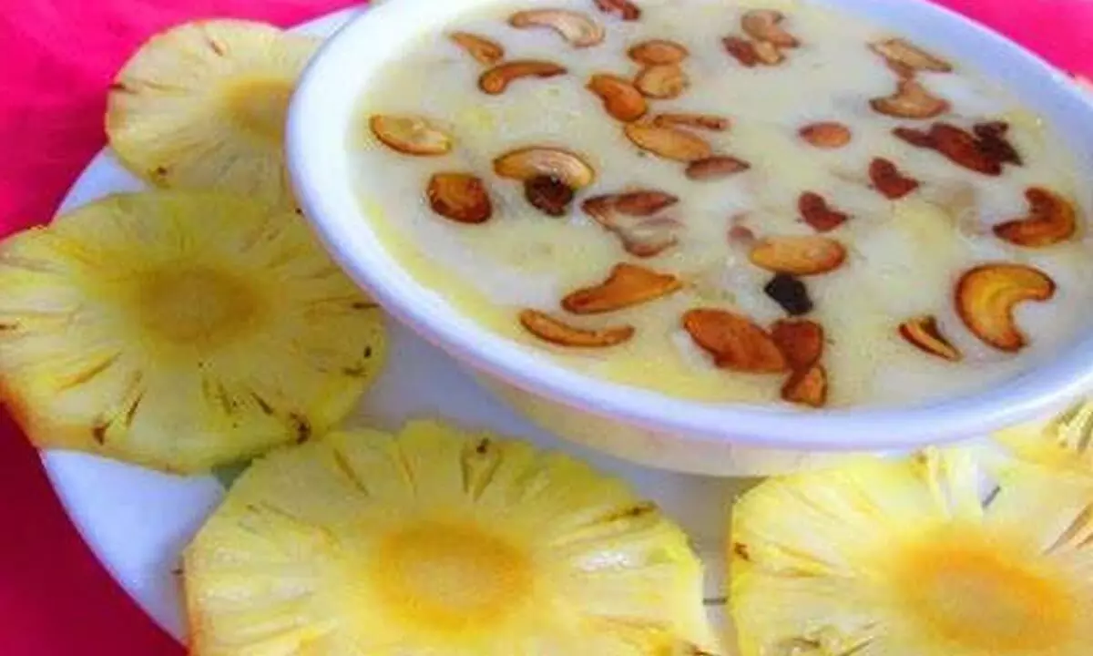 Pineapple Payasam, is an delicious sweet recipe, you can prepare it in short time and it taste great.