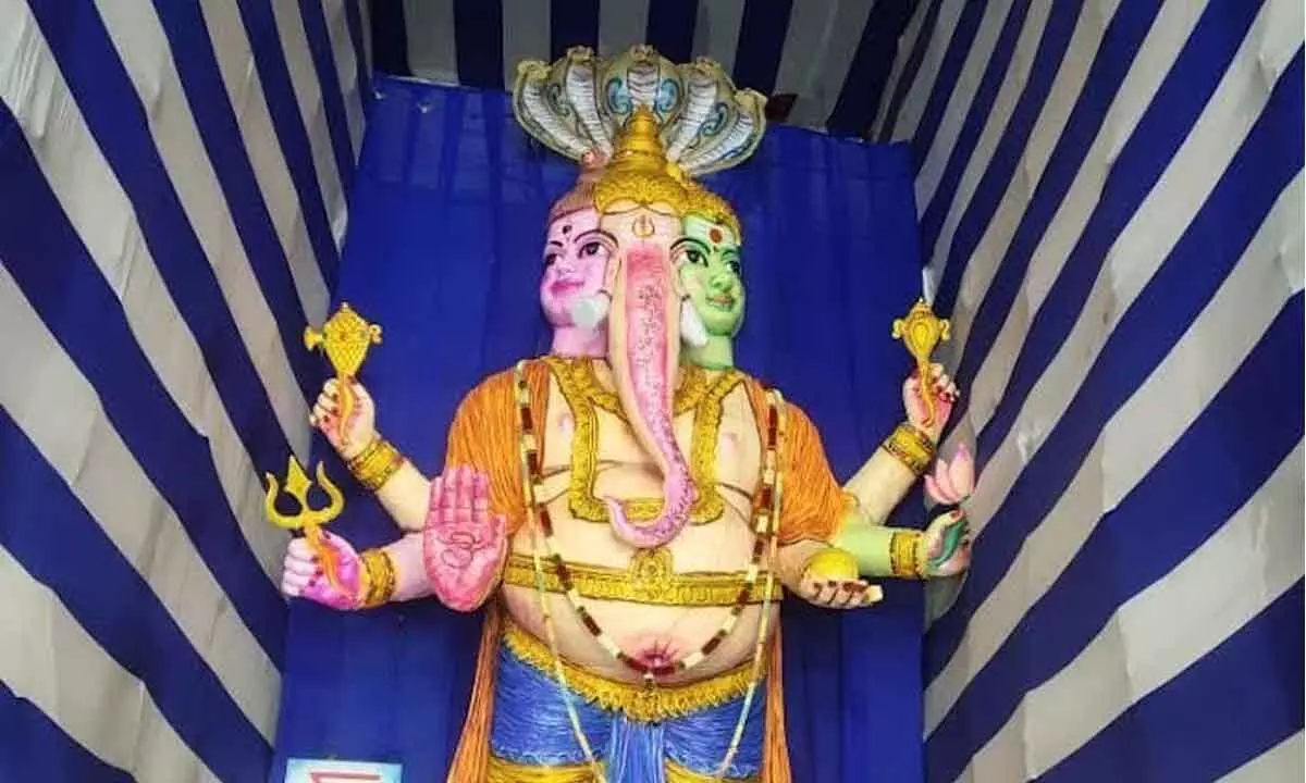 Immersion of tallest Ganesh at Gajuwaka at 4 pm today