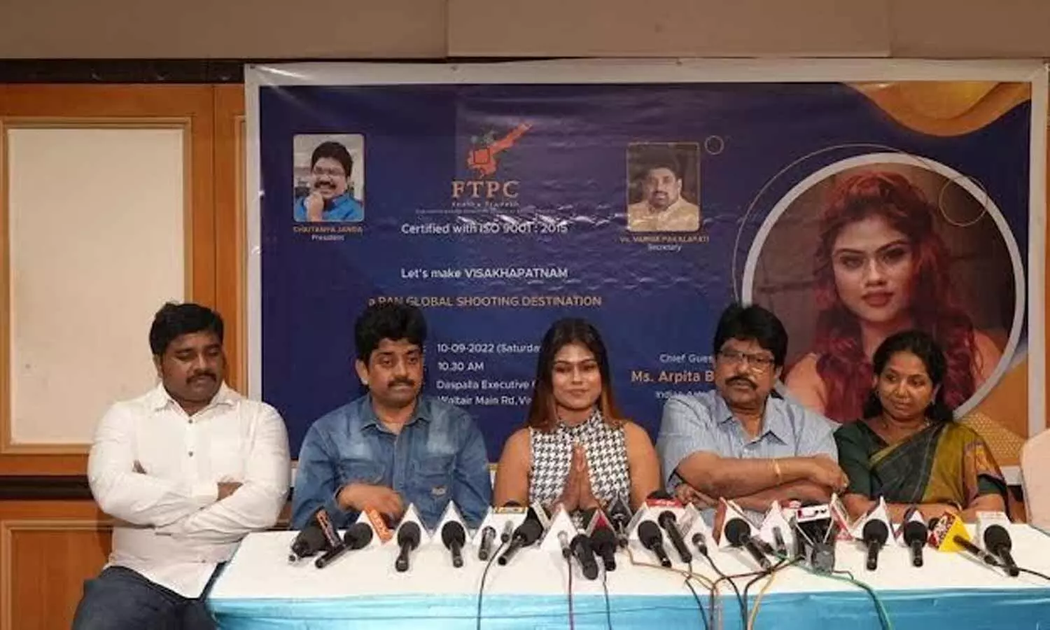FTPC members addressing a media conference in Visakhapatnam on Saturday