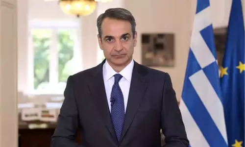 Greek Prime Minister Kyriakos Mitsotakis