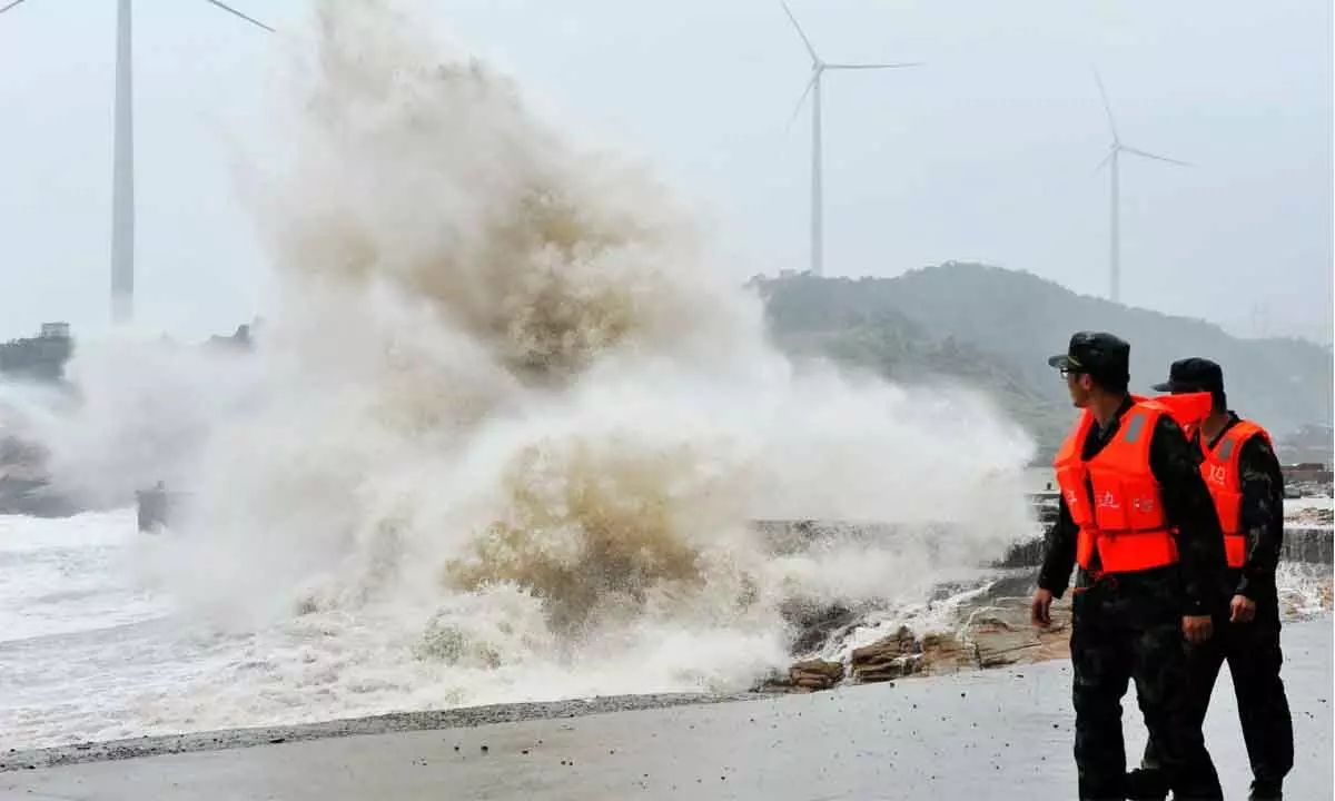 Taiwan issues warning as typhoon Muifa approaches