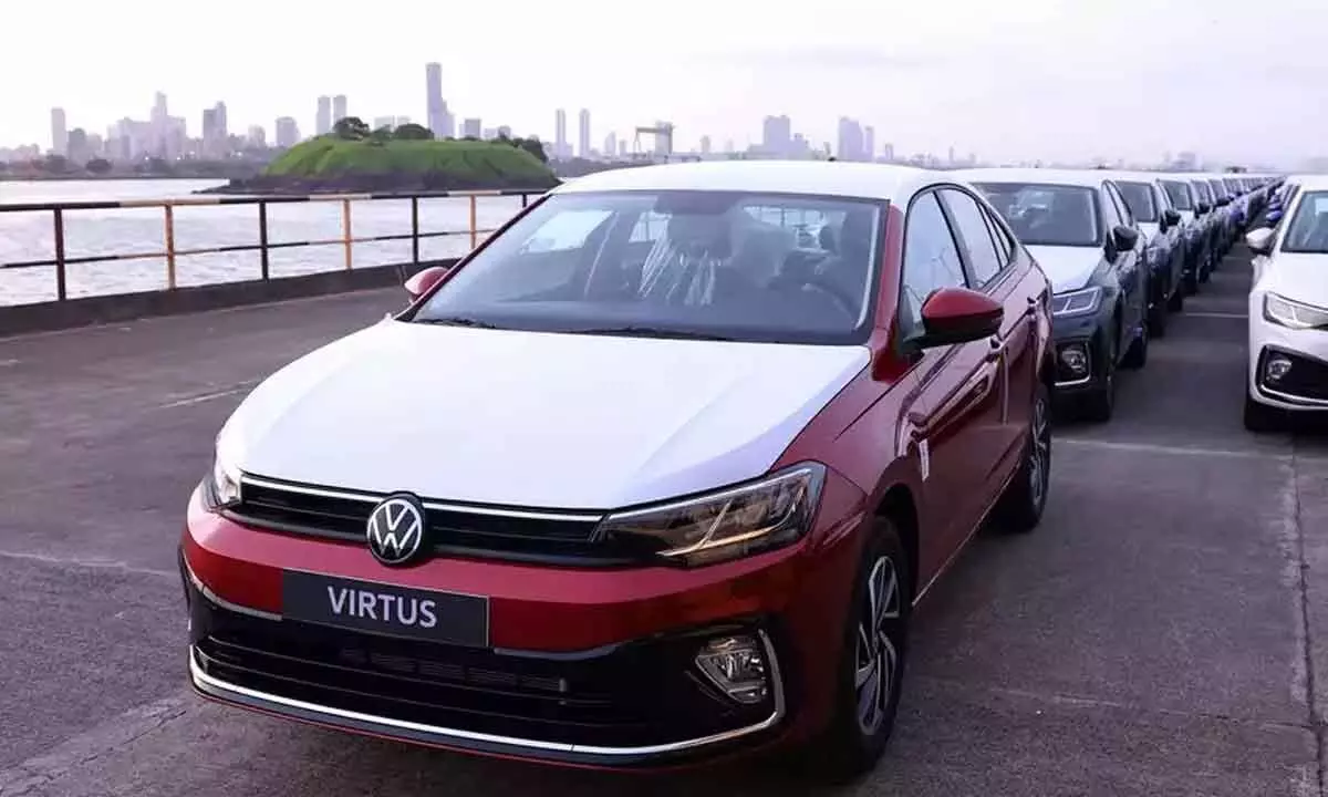 Skoda Auto Volkswagen India starts Virtus exports to global markets