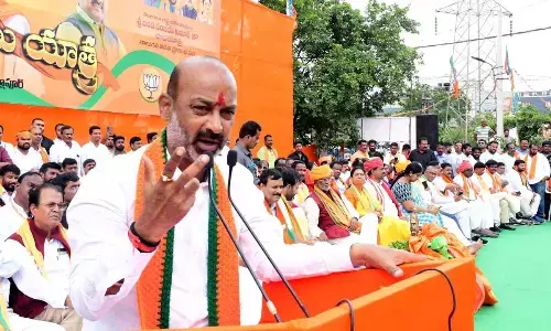 Telangana Bharatiya Janata Party president Bandi Sanjay Kumar
