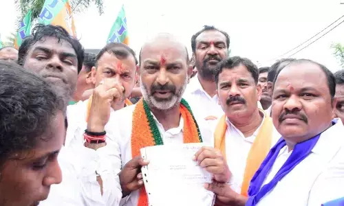 Dalit bodies reps meet Bandi Sanjay Kumar, urge Parl bldg be named after Ambedkar