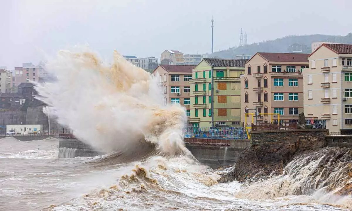Typhoon Muifa makes landfall twice in China