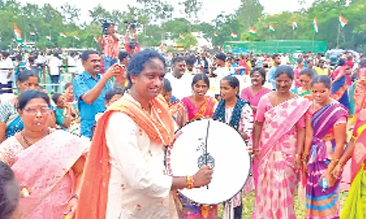 Vajrotsavalu celebrations got off to a colourful start