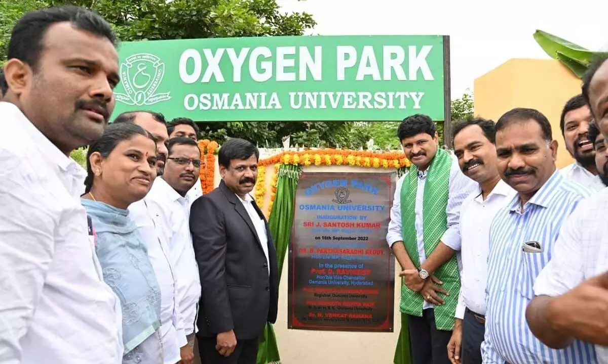 Oxygen park to infuse new life into Osmania University