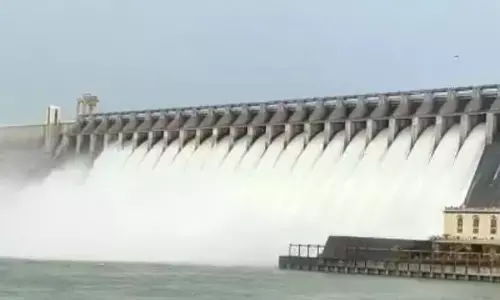 20 crest gates of Nagarjuna Sagar Project lifted