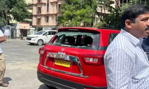 Security breach reported during Shah’s visit in Hyderabad