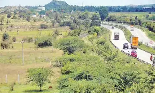 Lepakshi Knowledge Hub lands acquired from farmers in Chilamattur village are lying idle  and locked up in legal disputes