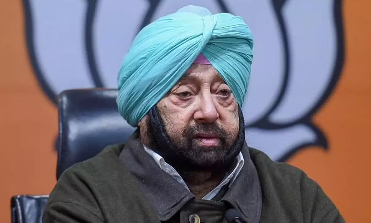 Former state chief minister Captain Amarinder Singh