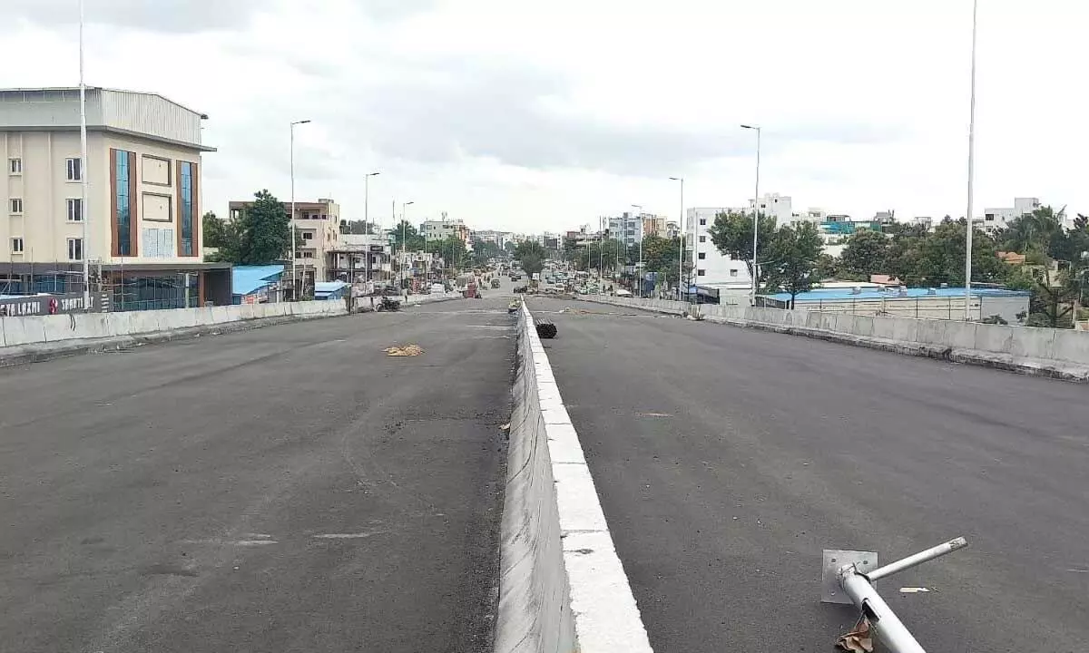 Nagole flyover inching towards completion, to be opened soon