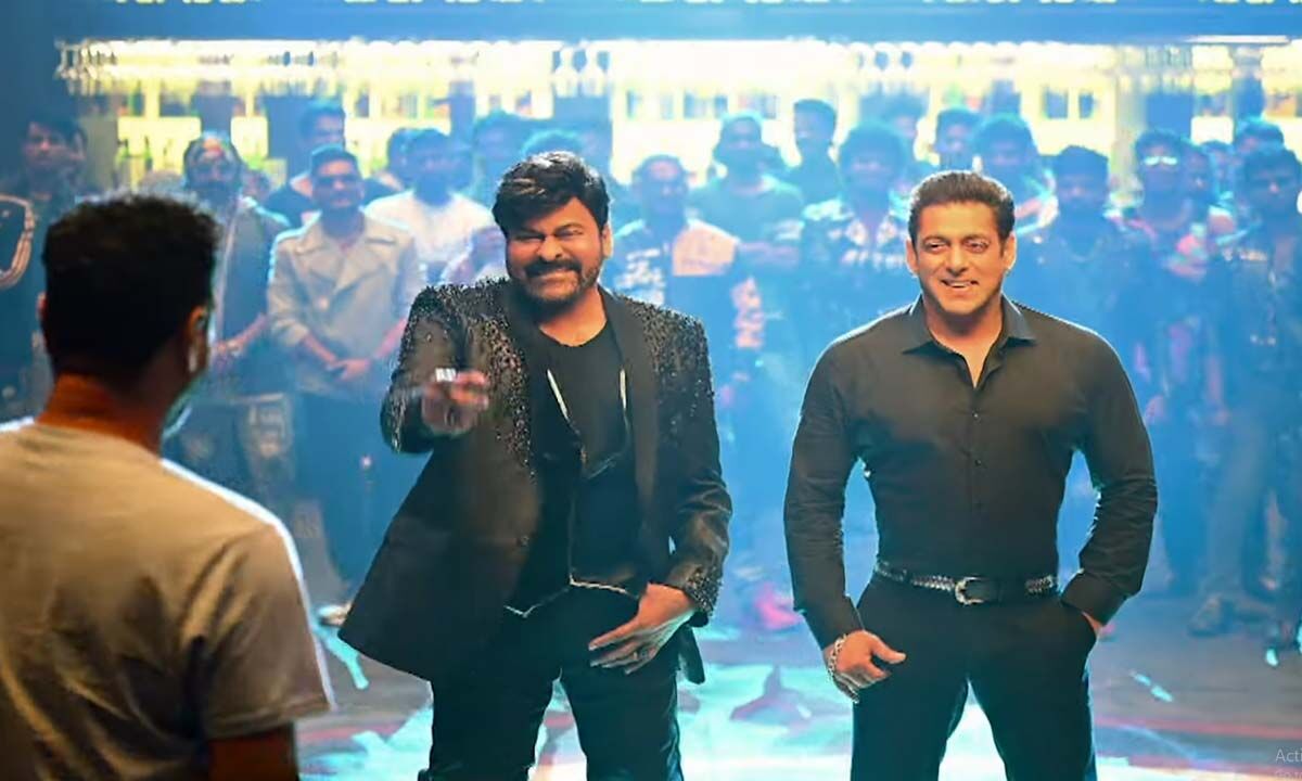 Godfather The Lyrical Video Of Chiranjeevi And Salman Khans Thaar Maar Thakkar Maar Is Out 3577