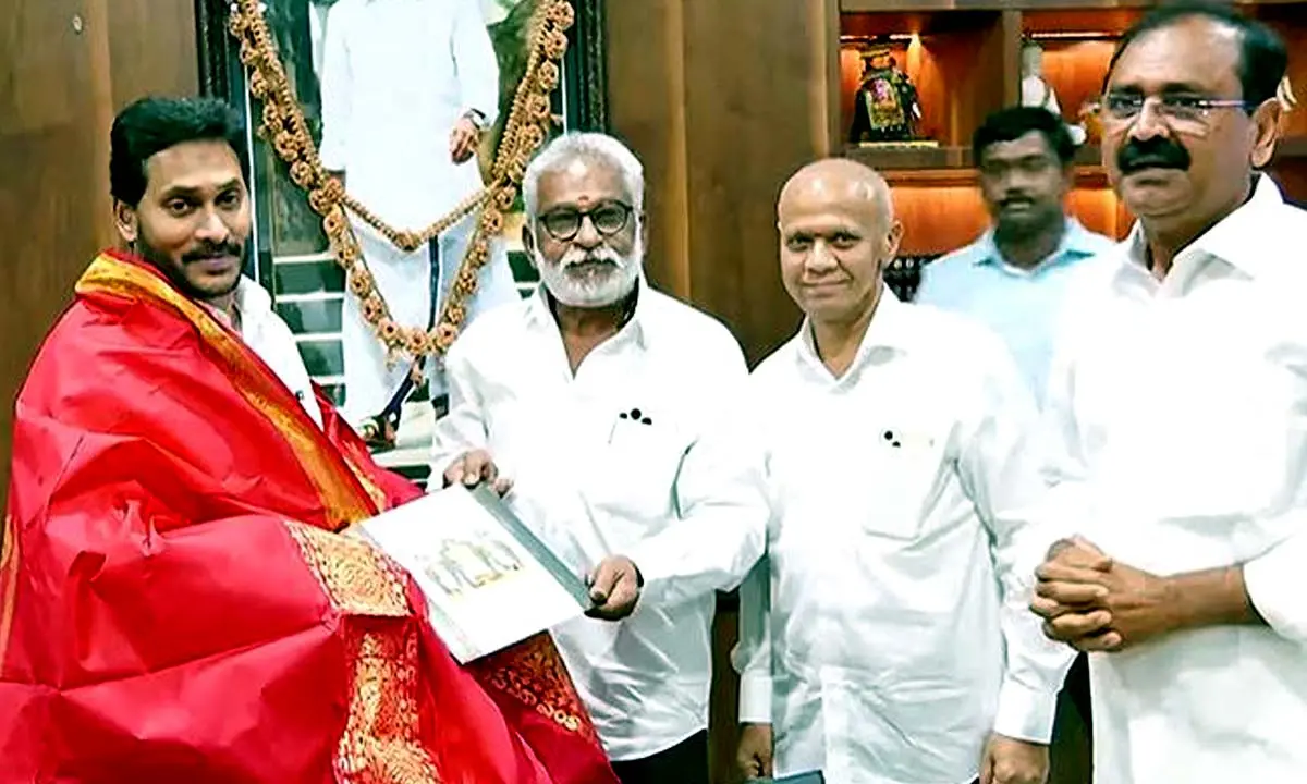 TTD Chairman YV Subba Reddy invite YS Jagan for Tirumala Brahmotsavams