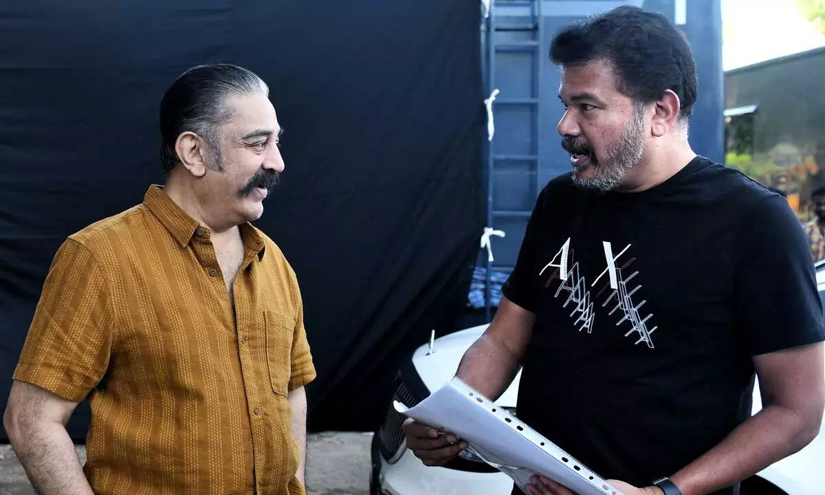Senapathi Kamal Haasan is back on the sets of Indian 2 movie!